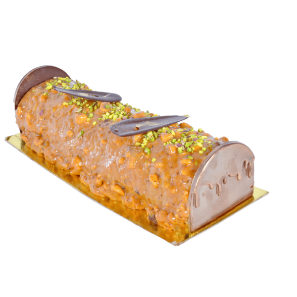 Bûche Nougatine noisette